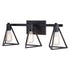 Vaxcel Ravenna 3 Light Vanity in Matte Black Model: W0445
