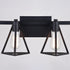 Vaxcel Ravenna 4 Light Vanity in Matte Black Model: W0446