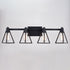 Vaxcel Ravenna 4 Light Vanity in Matte Black Model: W0446