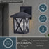 Vaxcel Rockford 5.5 in. Outdoor Wall Light in Textured Black Model: T0744