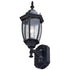 Vaxcel Rogers Park Dualux 6.5 n. Outdoor Motion Sensor Wall Light in Textured Black Model: T0734