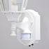 Vaxcel Rogers Park Dualux 6.5 n. Outdoor Motion Sensor Wall Light in Textured White Model: T0735