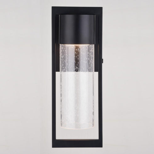 Vaxcel Sawyer 5 in. LED Outdoor Wall Light in Matte Black Model: T0743