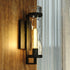 Vaxcel Seymour 15.5 in. H Outdoor Wall Light in Textured Black Model: T0772