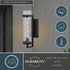 Vaxcel Seymour 15.5 in. H Outdoor Wall Light in Textured Black Model: T0772