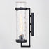 Vaxcel Seymour 15.5 in. H Outdoor Wall Light in Textured Black Model: T0772