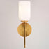 Vaxcel Shelby 15.25 in. H 1 Light Wall Light in Natural Brass Model: W0485