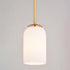 Vaxcel Shelby 5.25 in. W 1 Light Mini Pendant in Natural Brass Model: P0427