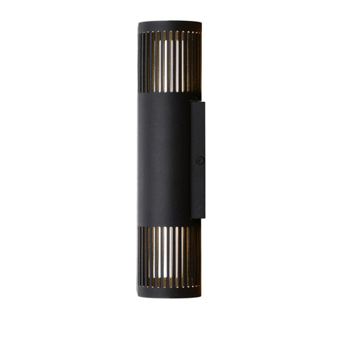 Vaxcel Skyline 10.25 in. H LED Outdoor Wall Light in Textured Black Model: T0767