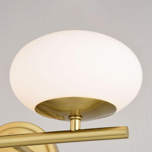 Vaxcel Sloane 2 Light Vanity in Satin Brass Model: W0433