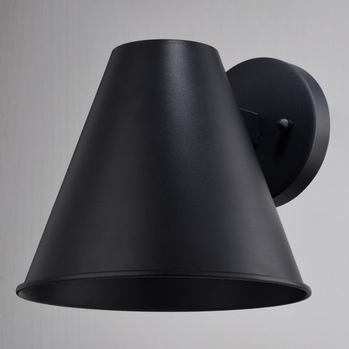 Vaxcel Smith 8.5 in. Outdoor Wall Light in Textured Black Model: T0759