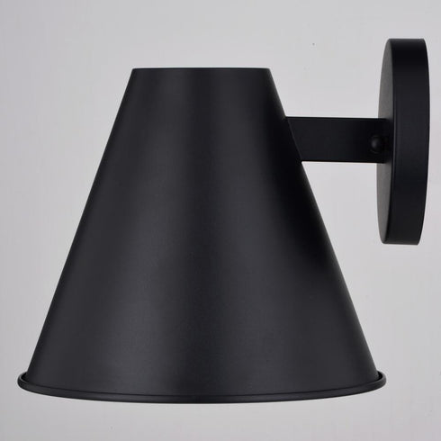 Vaxcel Smith 8.5 in. Outdoor Wall Light in Textured Black Model: T0759