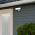 Vaxcel Solar Powered 15.75 in. 3 Light Solar LED Outdoor Motion Sensor Security Flood Light in White Model: T0723