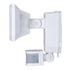 Vaxcel Solar Powered 15.75 in. 3 Light Solar LED Outdoor Motion Sensor Security Flood Light in White Model: T0723