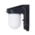 Vaxcel Solar Powered 4.5 in. Solar LED Outdoor Motion Sensor Wall Jar Light in Black Model: T0724