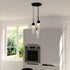 Vaxcel Thalia 10 in. 3 Watt Light Pendant in Matte Black Model: P0423