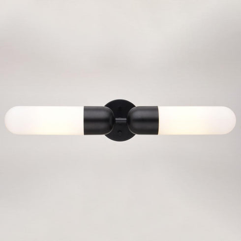Vaxcel Thalia 24.75 in. 2 Light Wall Light in Matte Black Model: W0481