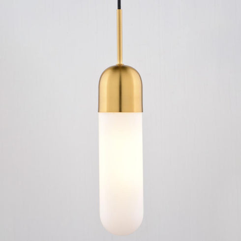 Vaxcel Thalia 4.75 in. W 1 Light Mini Pendant in Antique Gold Model: P0420