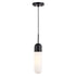 Vaxcel Thalia 4.75 in. W 1 Light Mini Pendant in Matte Black Model: P0421