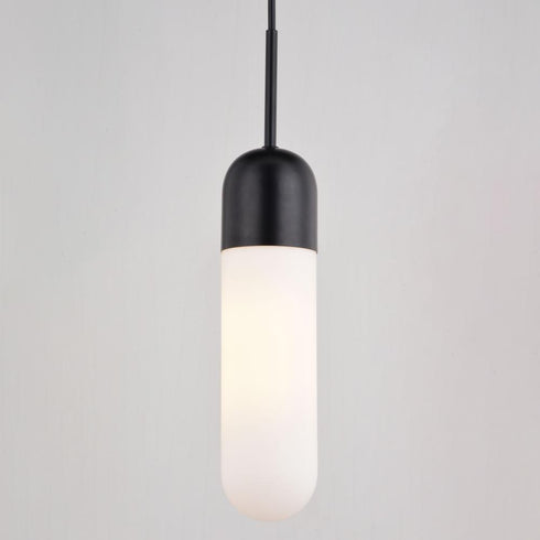 Vaxcel Thalia 4.75 in. W 1 Light Mini Pendant in Matte Black Model: P0421