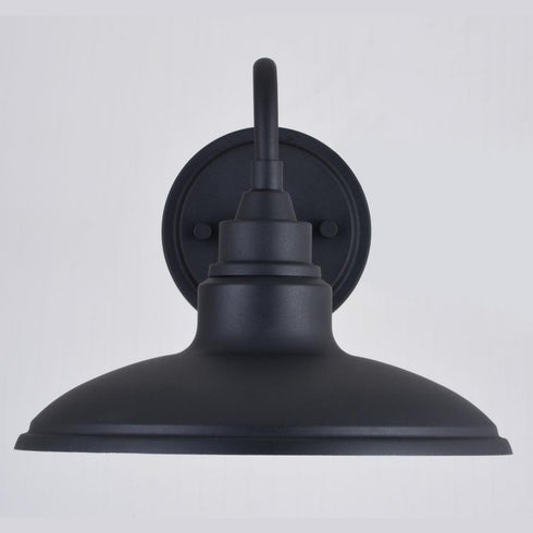Vaxcel Tucson 10 in. LED Outdoor Wall Light in Textured Black and White Model: T0680