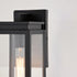 Vaxcel Uptown 5 in. W Outdoor Wall Light in Matte Black Model: T0776