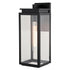 Vaxcel Uptown 6 in. W Outdoor Wall Light in Matte Black Model: T0777