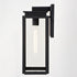 Vaxcel Uptown 6 in. W Outdoor Wall Light in Matte Black Model: T0777