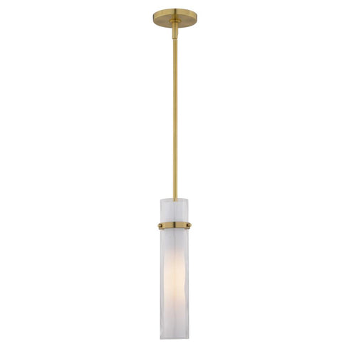 Vaxcel Vilo 4.5 in. W 1 Light Mini Pendant in Golden Brass Model: P0418