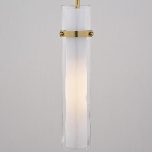Vaxcel Vilo 4.5 in. W 1 Light Mini Pendant in Golden Brass Model: P0418