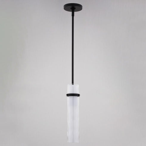 Vaxcel Vilo 4.5 in. W 1 Light Mini Pendant in Matte Black Model: P0419