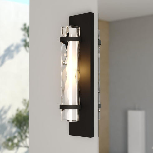 Vaxcel Vilo 4.5 in Wall Light in Matte Black Model: W0498