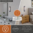 Vaxcel Vilo 4.5 in Wall Light in Matte Black Model: W0498