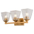 Vaxcel Wallingford 22.5 in. W Vanity Light in Modern Gold Model: W0494