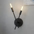 Vaxcel Warwick 5.75 in. W 2 Light Wall Light in Matte Black Model: W0493