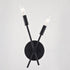 Vaxcel Warwick 5.75 in. W 2 Light Wall Light in Matte Black Model: W0493