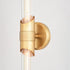 Vaxcel Webster 24.5 in. 2 Light Wall Light in Natural Brass Model: W0464