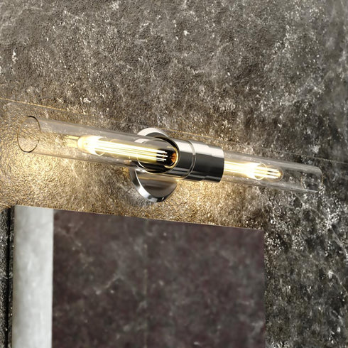 Vaxcel Webster 24.5 in. 2 Light Wall Light in Polished Nickel Model: W0463