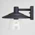 Vaxcel Westport 10 in. Outdoor Wall Light in Textured Black Model: T0752