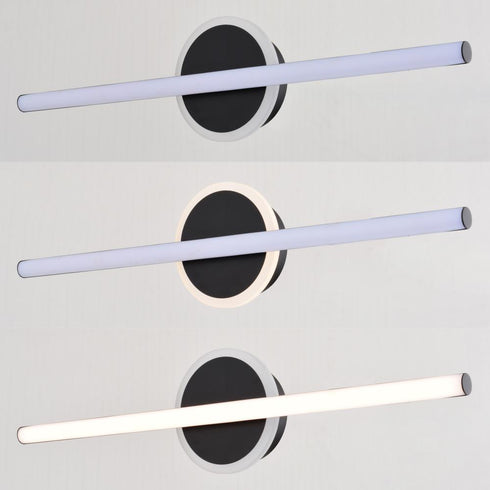 Vaxcel Whittier 23.75 in. LED Vanity Light in Matte Black Model: W0491