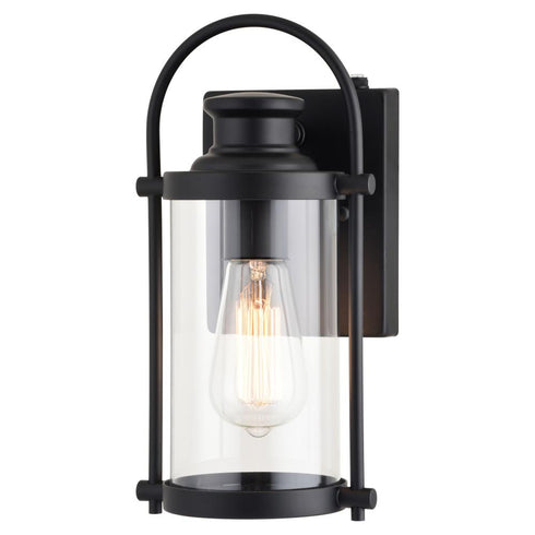Vaxcel Winfield 5.75 in Outdoor Wall Light in Matte Black Model: T0683