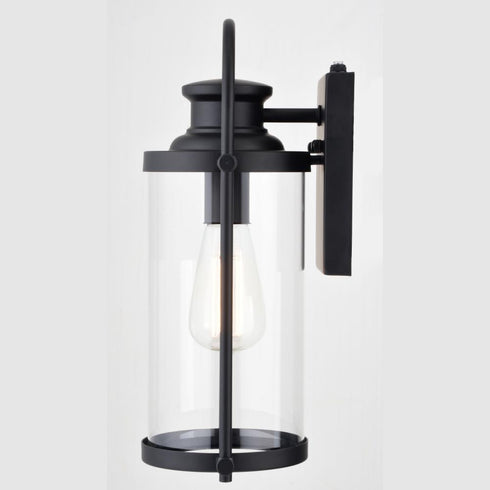 Vaxcel Winfield 7 in Outdoor Wall Light in Matte Black Model: T0685