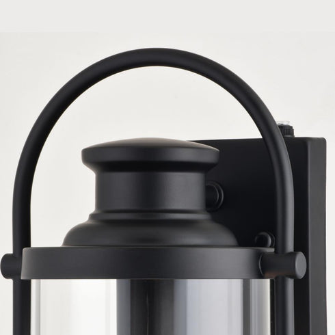 Vaxcel Winfield 7 in Outdoor Wall Light in Matte Black Model: T0685