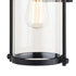 Vaxcel Winfield 7 in Outdoor Wall Light in Matte Black Model: T0685