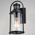 Vaxcel Winfield Dualux 5.75 in. Outdoor Motion Sensor Wall Light Matte Black in Textured Black Finish Model: T0737