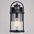 Vaxcel Winfield Dualux 5.75 in. Outdoor Motion Sensor Wall Light Matte Black in Textured Black Finish Model: T0737