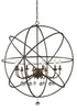 Z-Lite Acadia 10 Light Chandelier in Antique Silver Finish Model: 415-36
