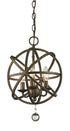 Z-Lite Acadia 3 Light Chandelier in Antique Silver Finish Model: 415-12