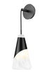 Z-Lite Aimie 1 Light Wall Sconce in Brushed Nickel Finish Model: 828-1S-BN