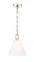 Z-Lite Alaric 1 Light Pendant in Matte Black Finish Model: 3042P10-MB